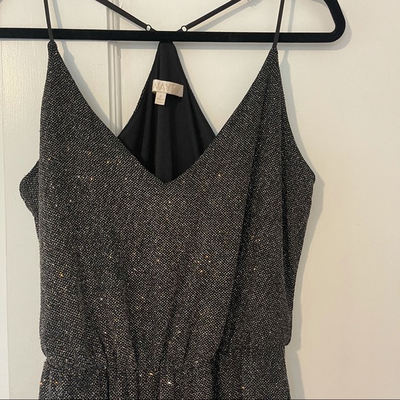 WAYF Black glitter jumpsuit, size S - Picture 6 of 10